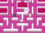 Pacman-game-with-a-taurus-and-a-ninja