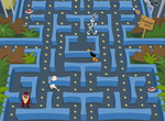 Pacman-mchezo-na-taz-bugs-porky-na-lucas