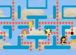 Pacman-игры-с-2-Симпсона